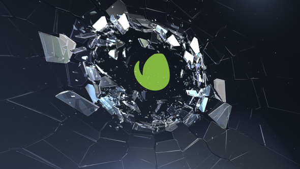 Simple Broken Glass Logo After Effects Project Files Videohive 9381